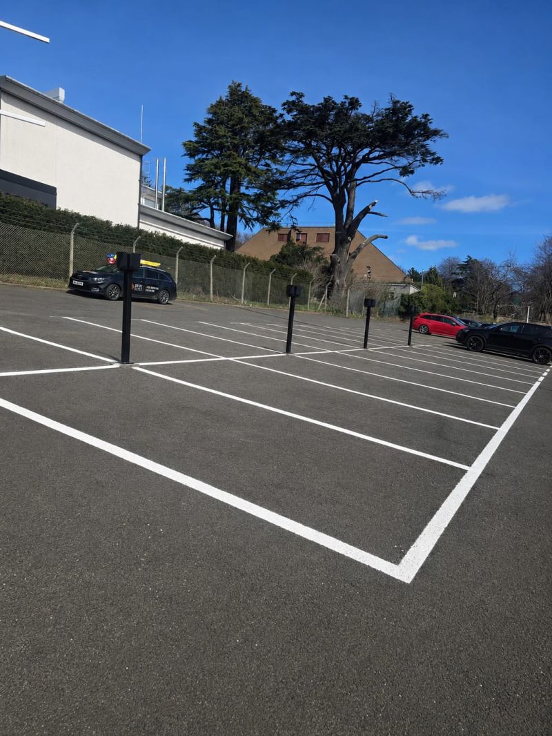 16-bay EV charging hub at Edinburgh Zoo with EV Kube foundations